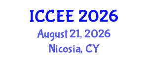 International Conference on Computer and Electrical Engineering (ICCEE) August 21, 2026 - Nicosia, Cyprus International Conference on Computer and Electrical Engineering (ICCEE) August 21, 2026 - Nicosia, Cyprus