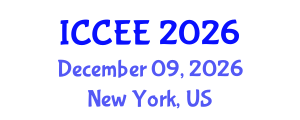 International Conference on Computer and Electrical Engineering (ICCEE) December 09, 2026 - New York, United States International Conference on Computer and Electrical Engineering (ICCEE) December 09, 2026 - New York, United States