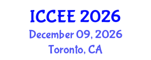 International Conference on Computer and Electrical Engineering (ICCEE) December 09, 2026 - Toronto, Canada International Conference on Computer and Electrical Engineering (ICCEE) December 09, 2026 - Toronto, Canada