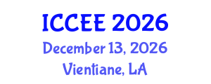 International Conference on Computer and Electrical Engineering (ICCEE) December 13, 2026 - Vientiane, Laos International Conference on Computer and Electrical Engineering (ICCEE) December 13, 2026 - Vientiane, Laos