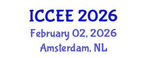 International Conference on Computer and Electrical Engineering (ICCEE) February 02, 2026 - Amsterdam, Netherlands International Conference on Computer and Electrical Engineering (ICCEE) February 02, 2026 - Amsterdam, Netherlands