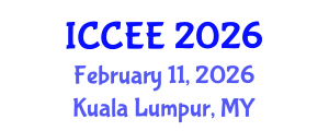International Conference on Computer and Electrical Engineering (ICCEE) February 11, 2026 - Kuala Lumpur, Malaysia