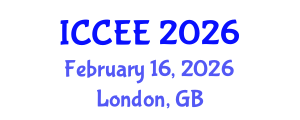 International Conference on Computer and Electrical Engineering (ICCEE) February 16, 2026 - London, United Kingdom International Conference on Computer and Electrical Engineering (ICCEE) February 16, 2026 - London, United Kingdom