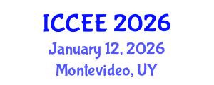 International Conference on Computer and Electrical Engineering (ICCEE) January 12, 2026 - Montevideo, Uruguay International Conference on Computer and Electrical Engineering (ICCEE) January 12, 2026 - Montevideo, Uruguay