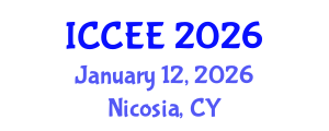 International Conference on Computer and Electrical Engineering (ICCEE) January 12, 2026 - Nicosia, Cyprus International Conference on Computer and Electrical Engineering (ICCEE) January 12, 2026 - Nicosia, Cyprus