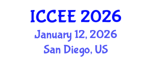 International Conference on Computer and Electrical Engineering (ICCEE) January 12, 2026 - San Diego, United States International Conference on Computer and Electrical Engineering (ICCEE) January 12, 2026 - San Diego, United States