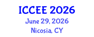 International Conference on Computer and Electrical Engineering (ICCEE) June 29, 2026 - Nicosia, Cyprus International Conference on Computer and Electrical Engineering (ICCEE) June 29, 2026 - Nicosia, Cyprus
