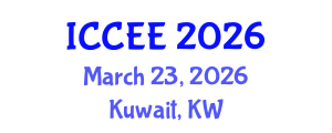 International Conference on Computer and Electrical Engineering (ICCEE) March 23, 2026 - Kuwait, Kuwait International Conference on Computer and Electrical Engineering (ICCEE) March 23, 2026 - Kuwait, Kuwait