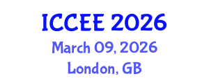 International Conference on Computer and Electrical Engineering (ICCEE) March 09, 2026 - London, United Kingdom International Conference on Computer and Electrical Engineering (ICCEE) March 09, 2026 - London, United Kingdom