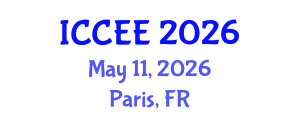 International Conference on Computer and Electrical Engineering (ICCEE) May 11, 2026 - Paris, France International Conference on Computer and Electrical Engineering (ICCEE) May 11, 2026 - Paris, France