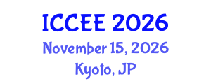 International Conference on Computer and Electrical Engineering (ICCEE) November 15, 2026 - Kyoto, Japan International Conference on Computer and Electrical Engineering (ICCEE) November 15, 2026 - Kyoto, Japan
