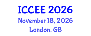 International Conference on Computer and Electrical Engineering (ICCEE) November 18, 2026 - London, United Kingdom International Conference on Computer and Electrical Engineering (ICCEE) November 18, 2026 - London, United Kingdom