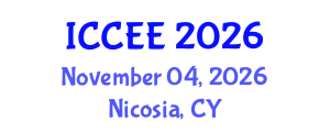 International Conference on Computer and Electrical Engineering (ICCEE) November 04, 2026 - Nicosia, Cyprus International Conference on Computer and Electrical Engineering (ICCEE) November 04, 2026 - Nicosia, Cyprus