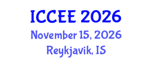 International Conference on Computer and Electrical Engineering (ICCEE) November 15, 2026 - Reykjavik, Iceland International Conference on Computer and Electrical Engineering (ICCEE) November 15, 2026 - Reykjavik, Iceland