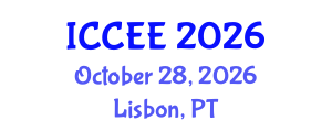 International Conference on Computer and Electrical Engineering (ICCEE) October 28, 2026 - Lisbon, Portugal International Conference on Computer and Electrical Engineering (ICCEE) October 28, 2026 - Lisbon, Portugal