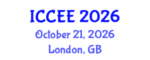 International Conference on Computer and Electrical Engineering (ICCEE) October 21, 2026 - London, United Kingdom International Conference on Computer and Electrical Engineering (ICCEE) October 21, 2026 - London, United Kingdom
