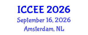 International Conference on Computer and Electrical Engineering (ICCEE) September 16, 2026 - Amsterdam, Netherlands International Conference on Computer and Electrical Engineering (ICCEE) September 16, 2026 - Amsterdam, Netherlands