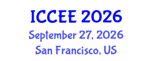 International Conference on Computer and Electrical Engineering (ICCEE) September 27, 2026 - San Francisco, United States International Conference on Computer and Electrical Engineering (ICCEE) September 27, 2026 - San Francisco, United States