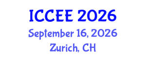 International Conference on Computer and Electrical Engineering (ICCEE) September 16, 2026 - Zurich, Switzerland International Conference on Computer and Electrical Engineering (ICCEE) September 16, 2026 - Zurich, Switzerland
