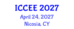 International Conference on Computer and Electrical Engineering (ICCEE) April 24, 2027 - Nicosia, Cyprus International Conference on Computer and Electrical Engineering (ICCEE) April 24, 2027 - Nicosia, Cyprus