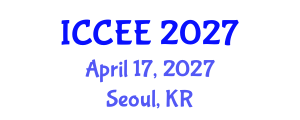 International Conference on Computer and Electrical Engineering (ICCEE) April 17, 2027 - Seoul, Republic of Korea
