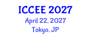 International Conference on Computer and Electrical Engineering (ICCEE) April 22, 2027 - Tokyo, Japan International Conference on Computer and Electrical Engineering (ICCEE) April 22, 2027 - Tokyo, Japan