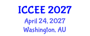 International Conference on Computer and Electrical Engineering (ICCEE) April 24, 2027 - Washington, Australia International Conference on Computer and Electrical Engineering (ICCEE) April 24, 2027 - Washington, Australia