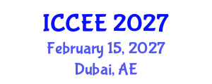 International Conference on Computer and Electrical Engineering (ICCEE) February 15, 2027 - Dubai, United Arab Emirates International Conference on Computer and Electrical Engineering (ICCEE) February 15, 2027 - Dubai, United Arab Emirates