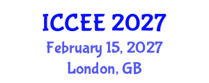International Conference on Computer and Electrical Engineering (ICCEE) February 15, 2027 - London, United Kingdom International Conference on Computer and Electrical Engineering (ICCEE) February 15, 2027 - London, United Kingdom