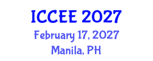 International Conference on Computer and Electrical Engineering (ICCEE) February 17, 2027 - Manila, Philippines