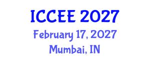 International Conference on Computer and Electrical Engineering (ICCEE) February 17, 2027 - Mumbai, India International Conference on Computer and Electrical Engineering (ICCEE) February 17, 2027 - Mumbai, India