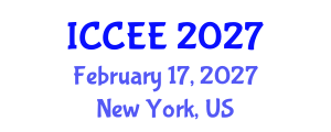 International Conference on Computer and Electrical Engineering (ICCEE) February 17, 2027 - New York, United States International Conference on Computer and Electrical Engineering (ICCEE) February 17, 2027 - New York, United States