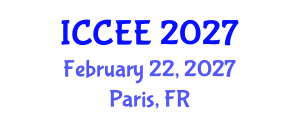 International Conference on Computer and Electrical Engineering (ICCEE) February 22, 2027 - Paris, France International Conference on Computer and Electrical Engineering (ICCEE) February 22, 2027 - Paris, France