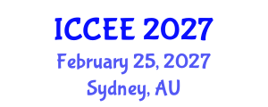 International Conference on Computer and Electrical Engineering (ICCEE) February 25, 2027 - Sydney, Australia International Conference on Computer and Electrical Engineering (ICCEE) February 25, 2027 - Sydney, Australia