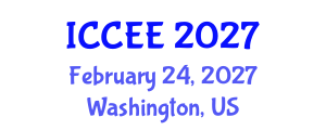 International Conference on Computer and Electrical Engineering (ICCEE) February 24, 2027 - Washington, United States International Conference on Computer and Electrical Engineering (ICCEE) February 24, 2027 - Washington, United States