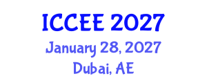 International Conference on Computer and Electrical Engineering (ICCEE) January 28, 2027 - Dubai, United Arab Emirates International Conference on Computer and Electrical Engineering (ICCEE) January 28, 2027 - Dubai, United Arab Emirates