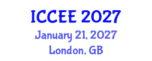 International Conference on Computer and Electrical Engineering (ICCEE) January 21, 2027 - London, United Kingdom International Conference on Computer and Electrical Engineering (ICCEE) January 21, 2027 - London, United Kingdom