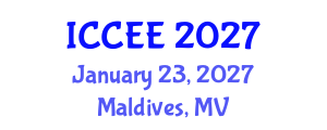 International Conference on Computer and Electrical Engineering (ICCEE) January 23, 2027 - Maldives, Maldives International Conference on Computer and Electrical Engineering (ICCEE) January 23, 2027 - Maldives, Maldives