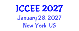 International Conference on Computer and Electrical Engineering (ICCEE) January 28, 2027 - New York, United States International Conference on Computer and Electrical Engineering (ICCEE) January 28, 2027 - New York, United States