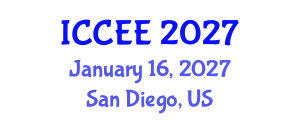 International Conference on Computer and Electrical Engineering (ICCEE) January 16, 2027 - San Diego, United States International Conference on Computer and Electrical Engineering (ICCEE) January 16, 2027 - San Diego, United States