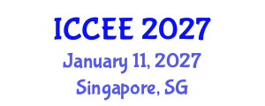 International Conference on Computer and Electrical Engineering (ICCEE) January 11, 2027 - Singapore, Singapore International Conference on Computer and Electrical Engineering (ICCEE) January 11, 2027 - Singapore, Singapore