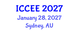 International Conference on Computer and Electrical Engineering (ICCEE) January 28, 2027 - Sydney, Australia International Conference on Computer and Electrical Engineering (ICCEE) January 28, 2027 - Sydney, Australia