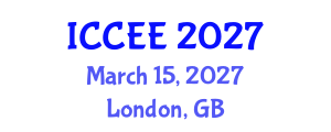 International Conference on Computer and Electrical Engineering (ICCEE) March 15, 2027 - London, United Kingdom International Conference on Computer and Electrical Engineering (ICCEE) March 15, 2027 - London, United Kingdom