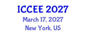 International Conference on Computer and Electrical Engineering (ICCEE) March 17, 2027 - New York, United States International Conference on Computer and Electrical Engineering (ICCEE) March 17, 2027 - New York, United States