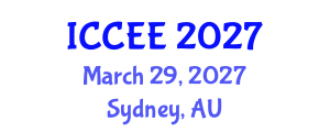 International Conference on Computer and Electrical Engineering (ICCEE) March 29, 2027 - Sydney, Australia International Conference on Computer and Electrical Engineering (ICCEE) March 29, 2027 - Sydney, Australia