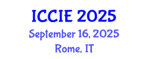 International Conference on Computer and Information Engineering (ICCIE) September 16, 2025 - Rome, Italy