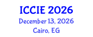International Conference on Computer and Information Engineering (ICCIE) December 13, 2026 - Cairo, Egypt International Conference on Computer and Information Engineering (ICCIE) December 13, 2026 - Cairo, Egypt