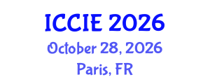 International Conference on Computer and Information Engineering (ICCIE) October 28, 2026 - Paris, France