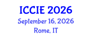 International Conference on Computer and Information Engineering (ICCIE) September 16, 2026 - Rome, Italy