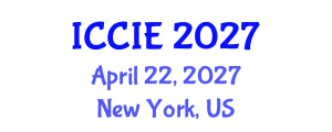 International Conference on Computer and Information Engineering (ICCIE) April 22, 2027 - New York, United States International Conference on Computer and Information Engineering (ICCIE) April 22, 2027 - New York, United States